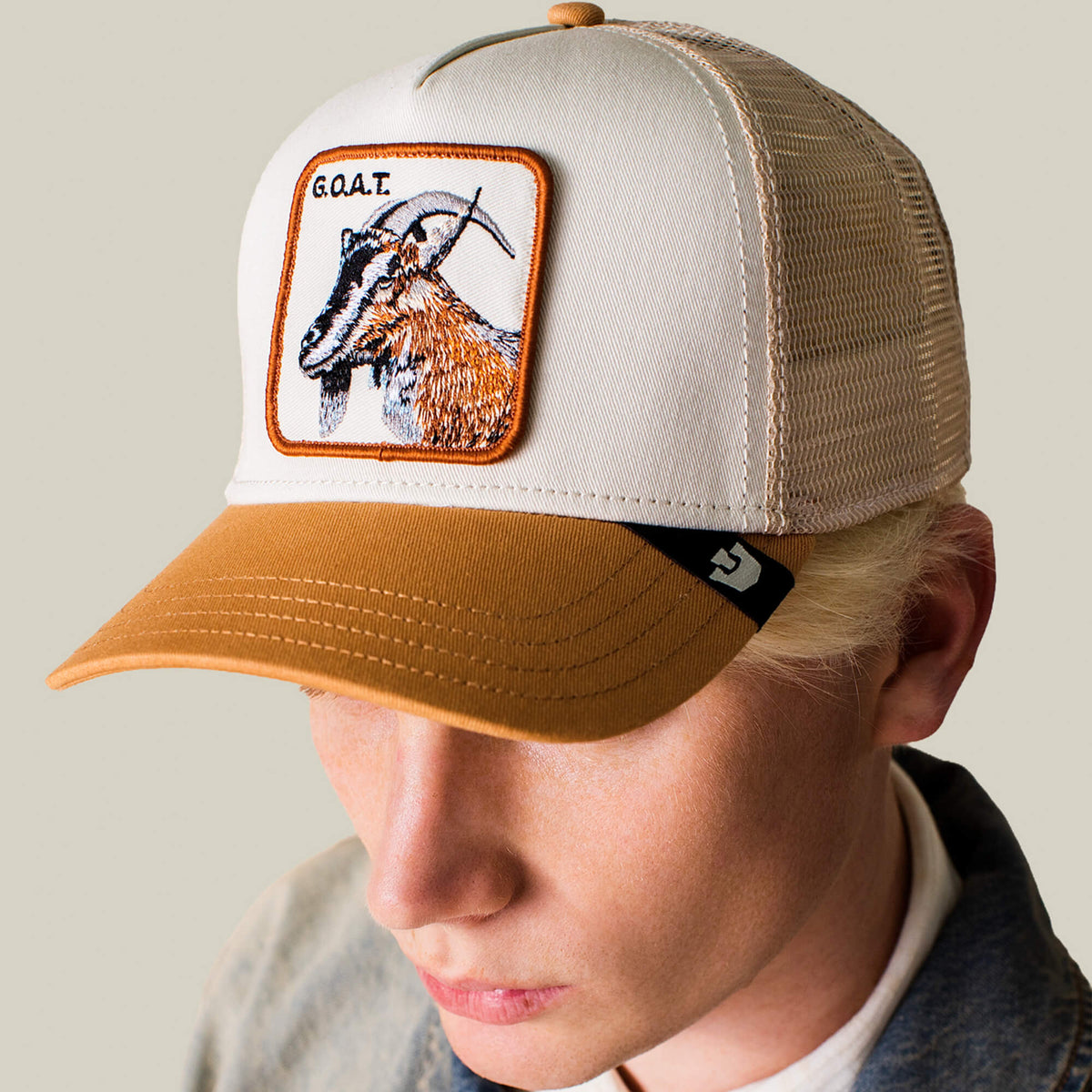 Goorin Bros. Popular | Goat Trucker CHALK / HEAT