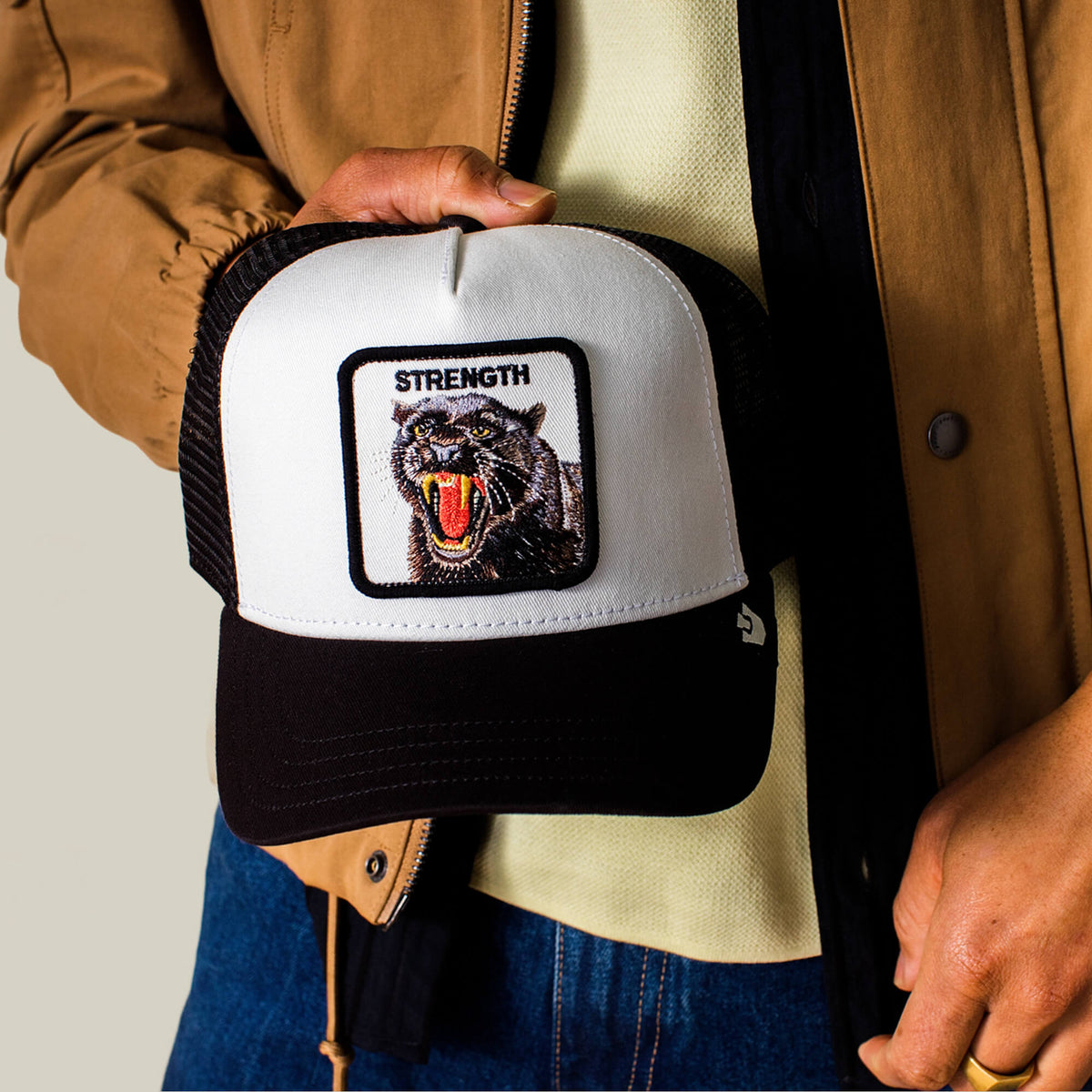 Goorin Bros. Signature | Strength Panther Trucker DUST / VOID