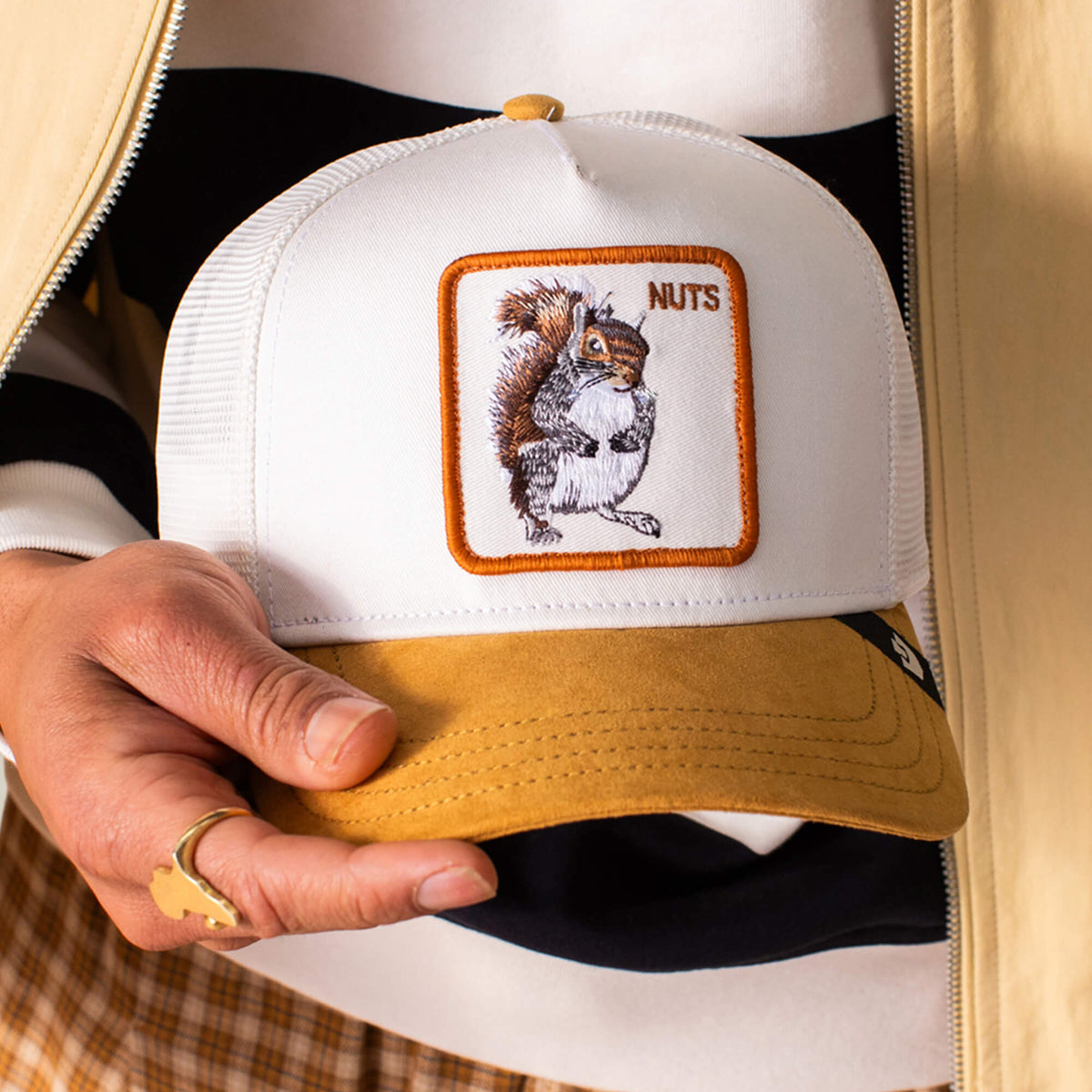 Goorin Bros. Top Pick | Suede Squirrel DUST / AMBER